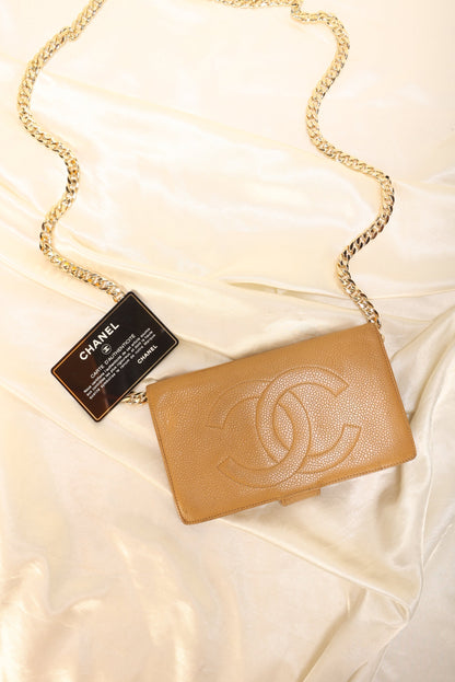 Chanel Caviar Timeless Wallet on Chain
