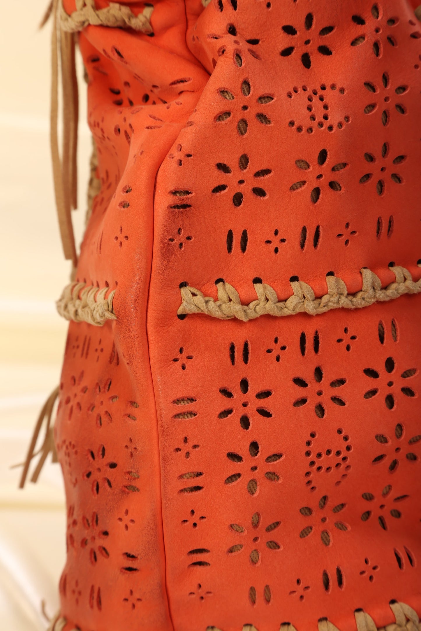Extremely Rare Chanel Suede Fringe Tote