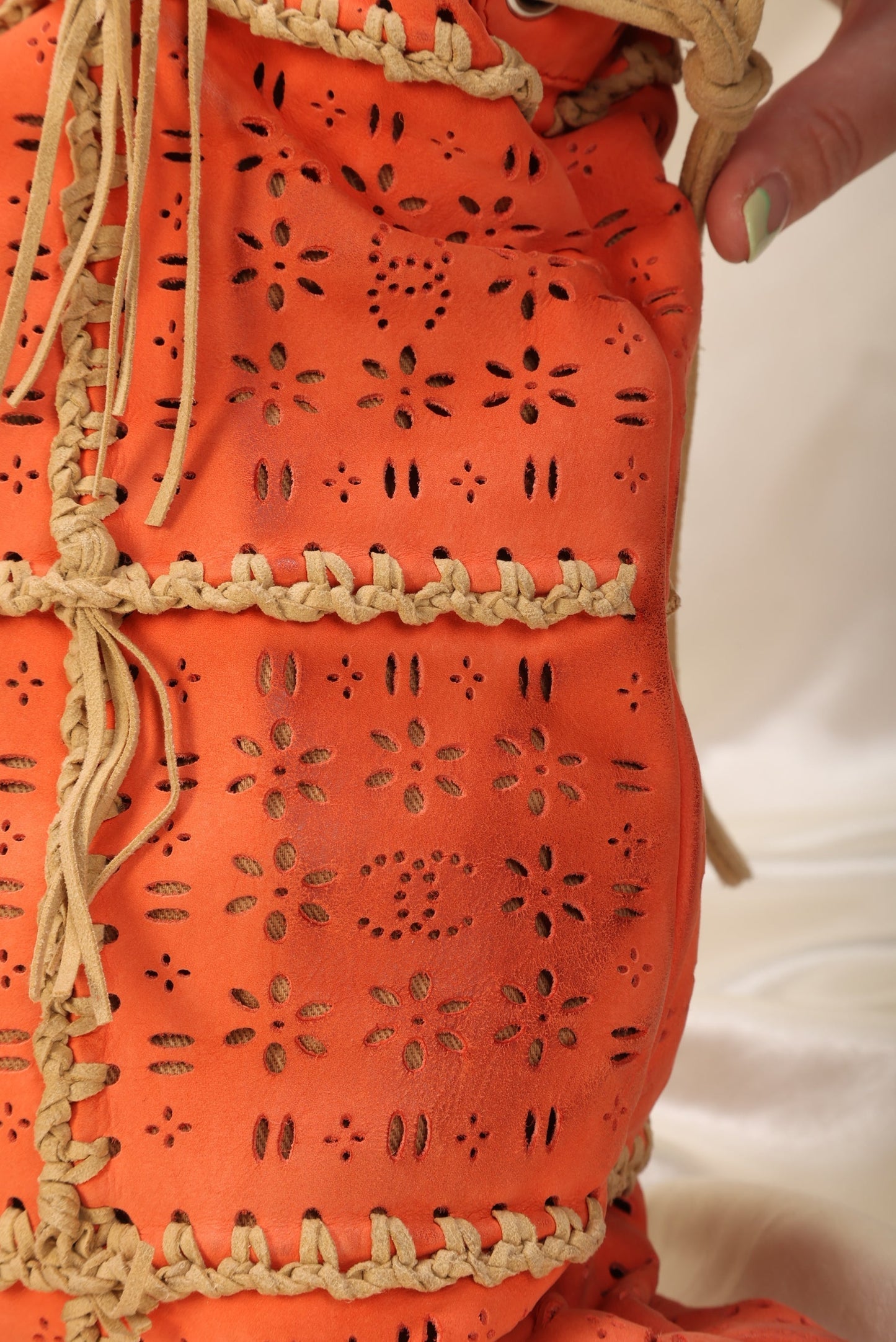 Extremely Rare Chanel Suede Fringe Tote