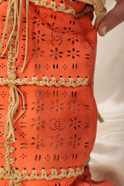 Extremely Rare Chanel Suede Fringe Tote