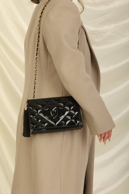Chanel Patent Timeless Mini Full Flap