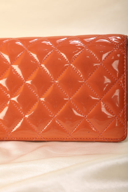 Chanel Patent Wallet on Chain