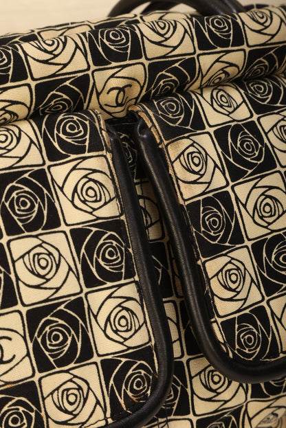 Chanel Canvas Camellia Tote