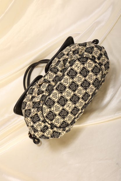Chanel Canvas Camellia Tote