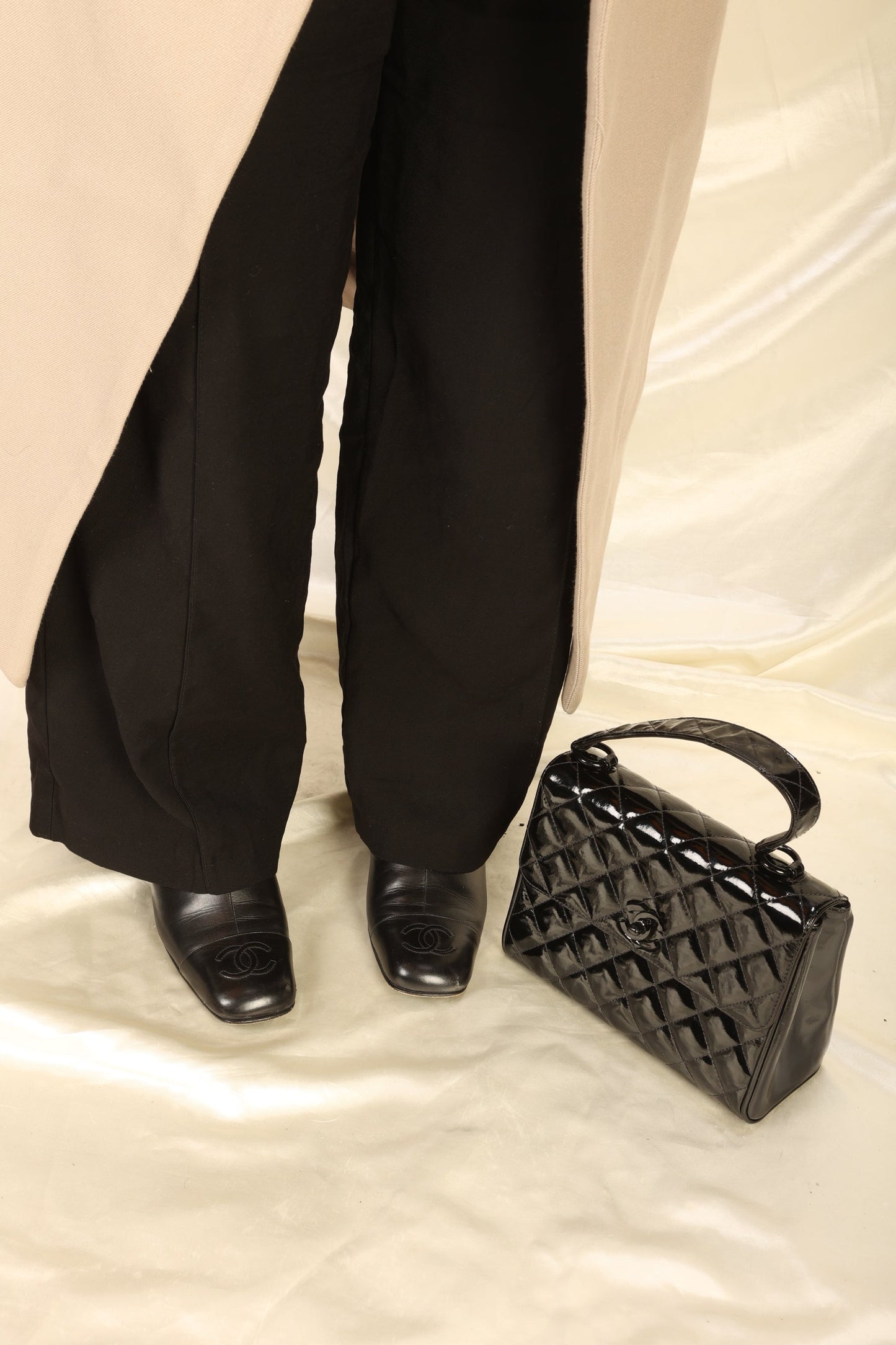 Chanel Patent Top Handle