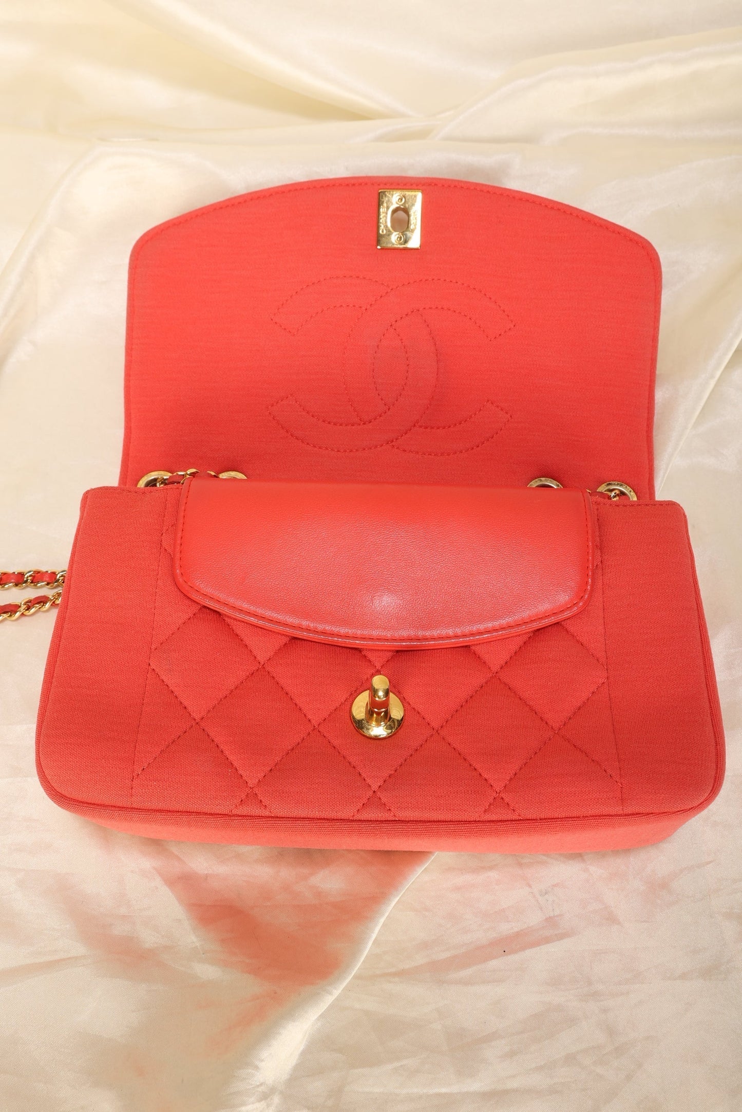 Extremely Rare Chanel Jersey Diana