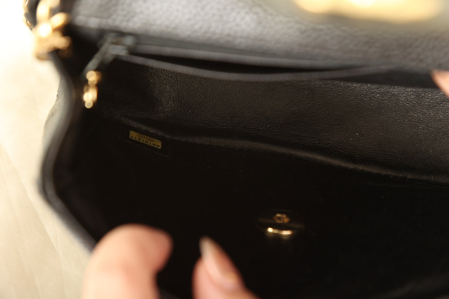 Extremely Rare Chanel 2006 Caviar Mini Square Flap