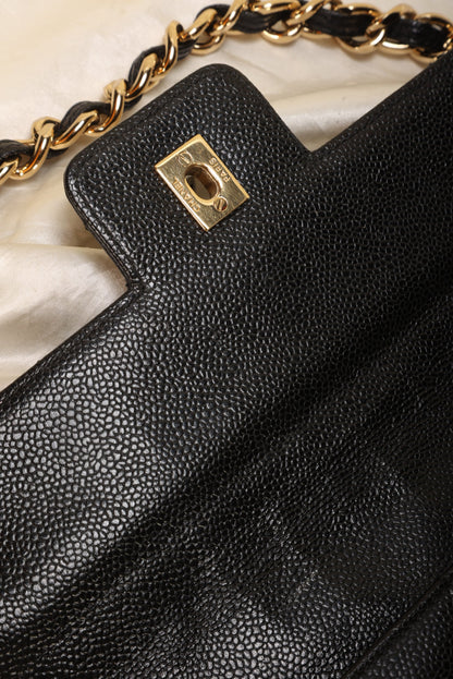 Chanel Caviar Turnlock Flap Bag