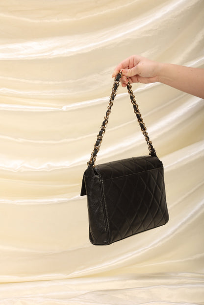 Chanel Caviar Turnlock Flap Bag