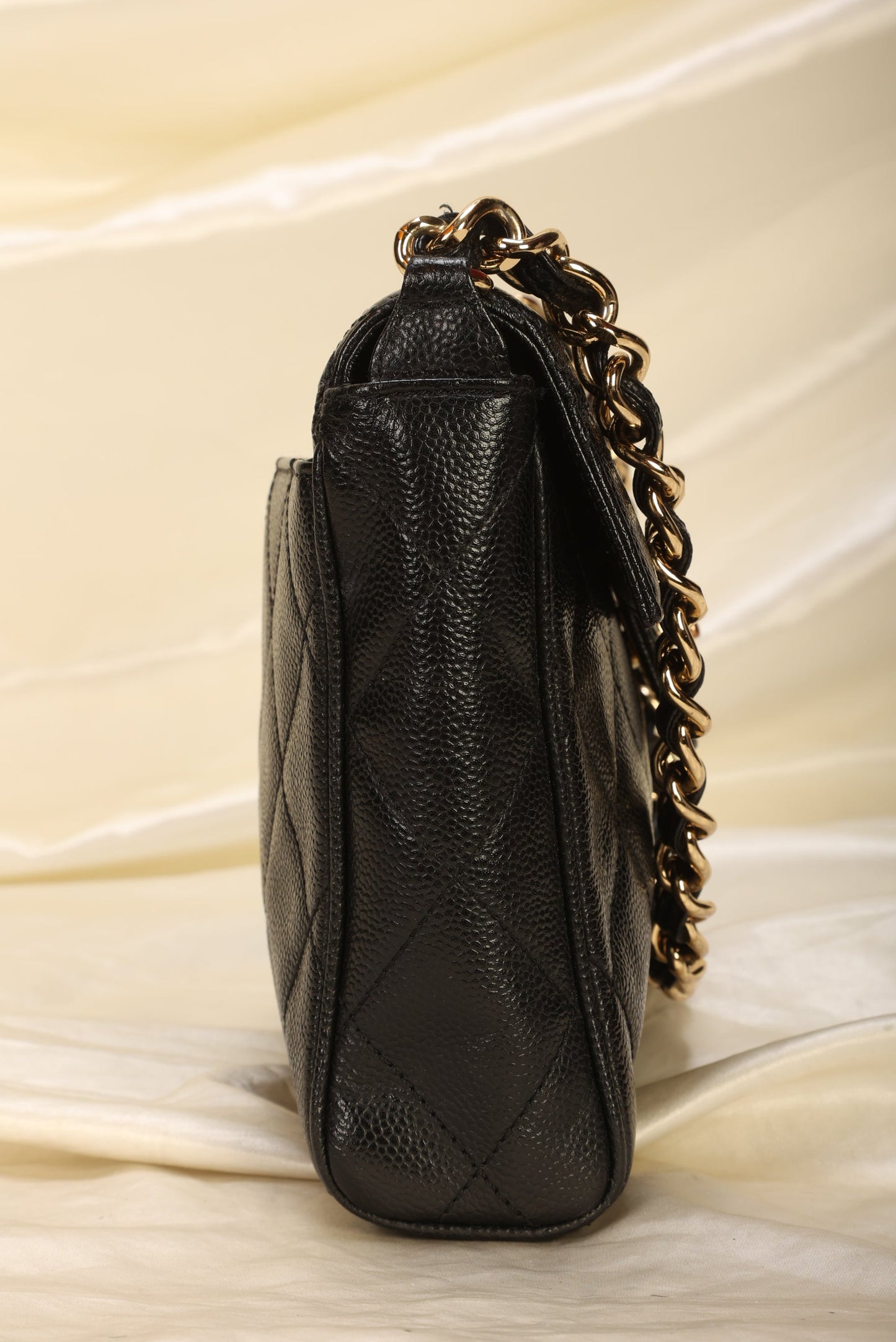 Chanel Caviar Turnlock Flap Bag