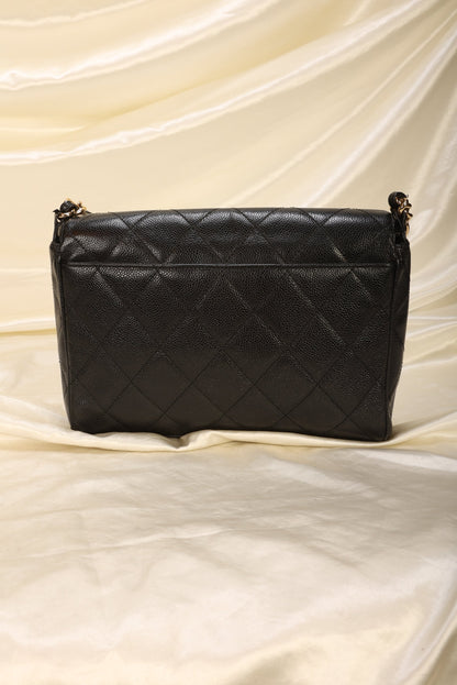 Chanel Caviar Turnlock Flap Bag