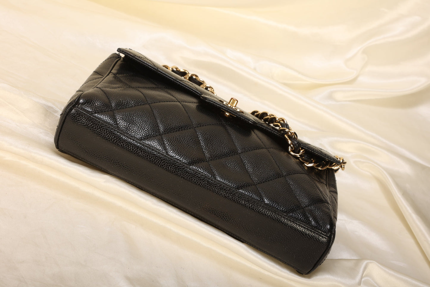 Chanel Caviar Turnlock Flap Bag