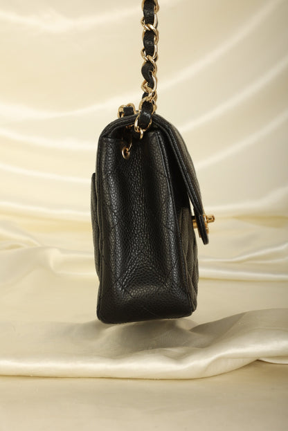 Extremely Rare Chanel 2006 Caviar Mini Square Flap