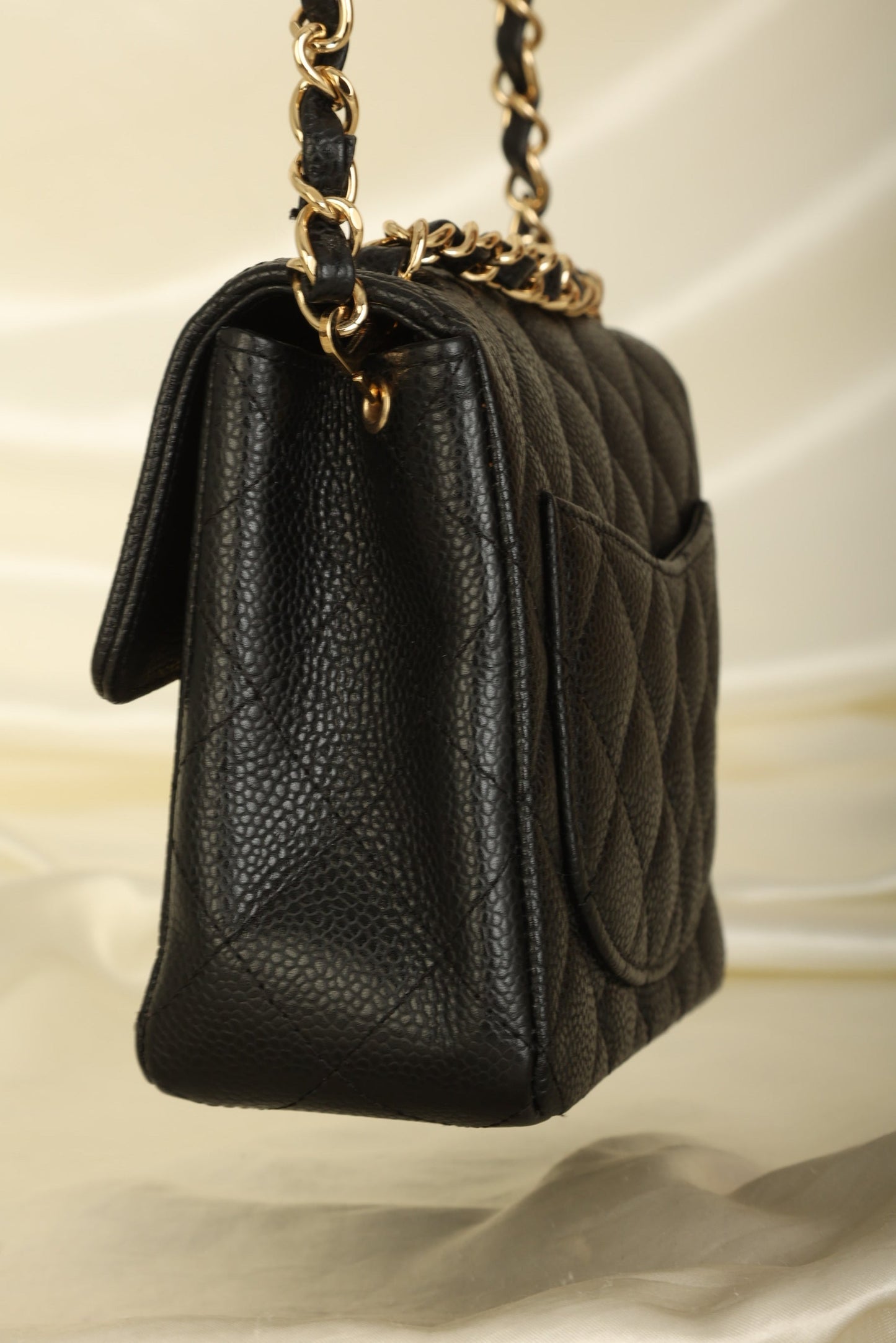 Extremely Rare Chanel 2006 Caviar Mini Square Flap