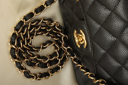 Extremely Rare Chanel 2006 Caviar Mini Square Flap