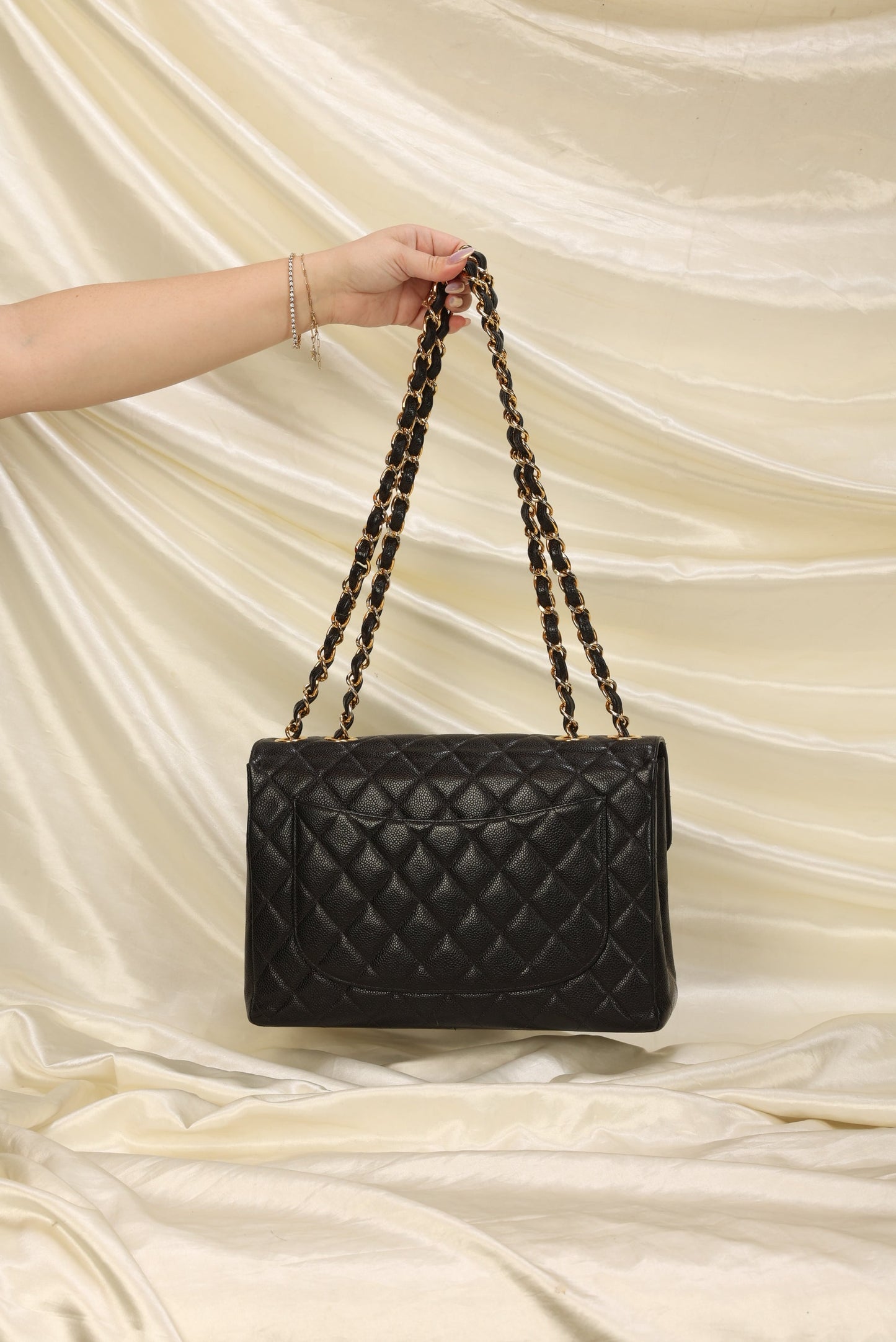 Chanel Caviar Jumbo Single Flap