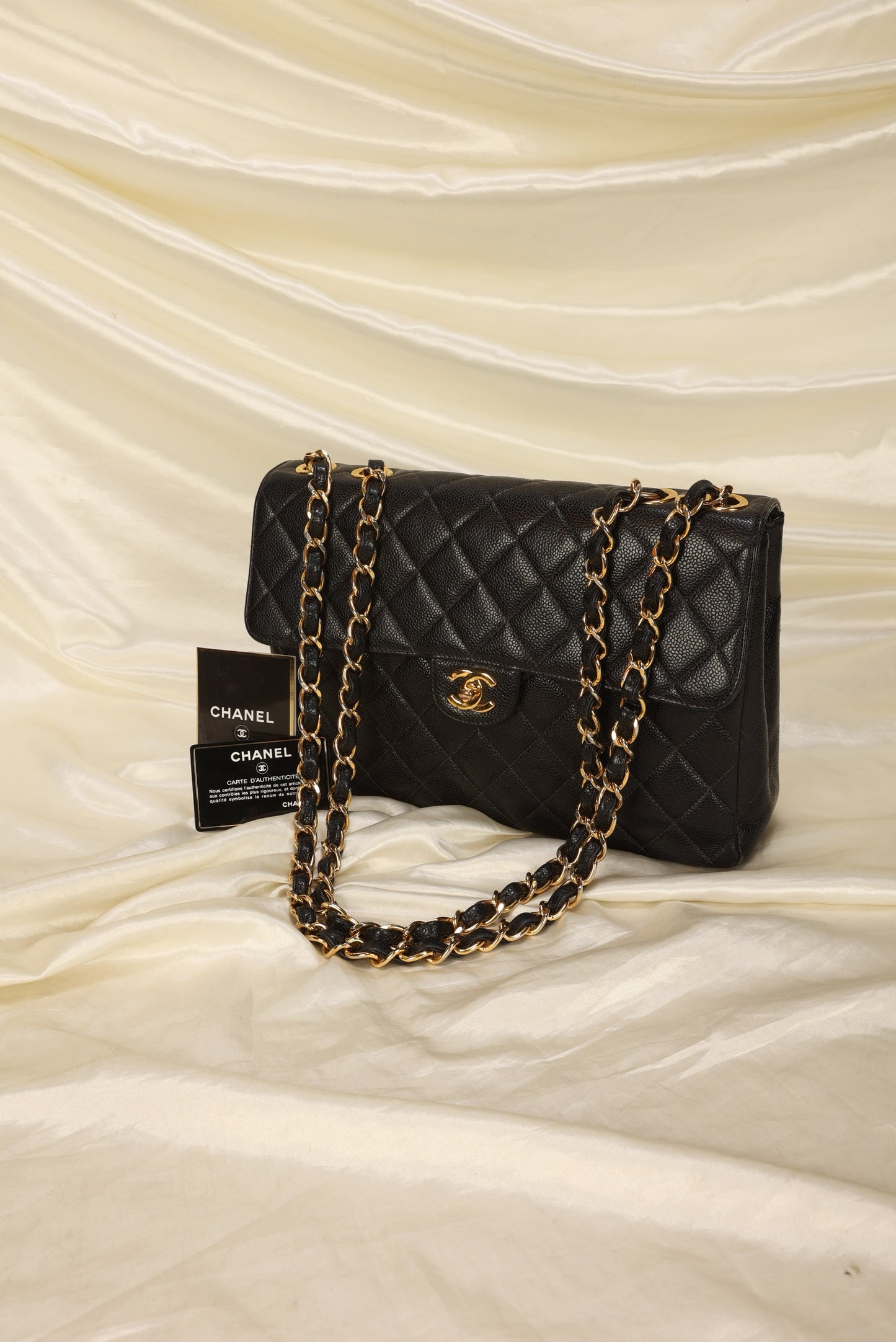 Chanel Caviar Jumbo Single Flap