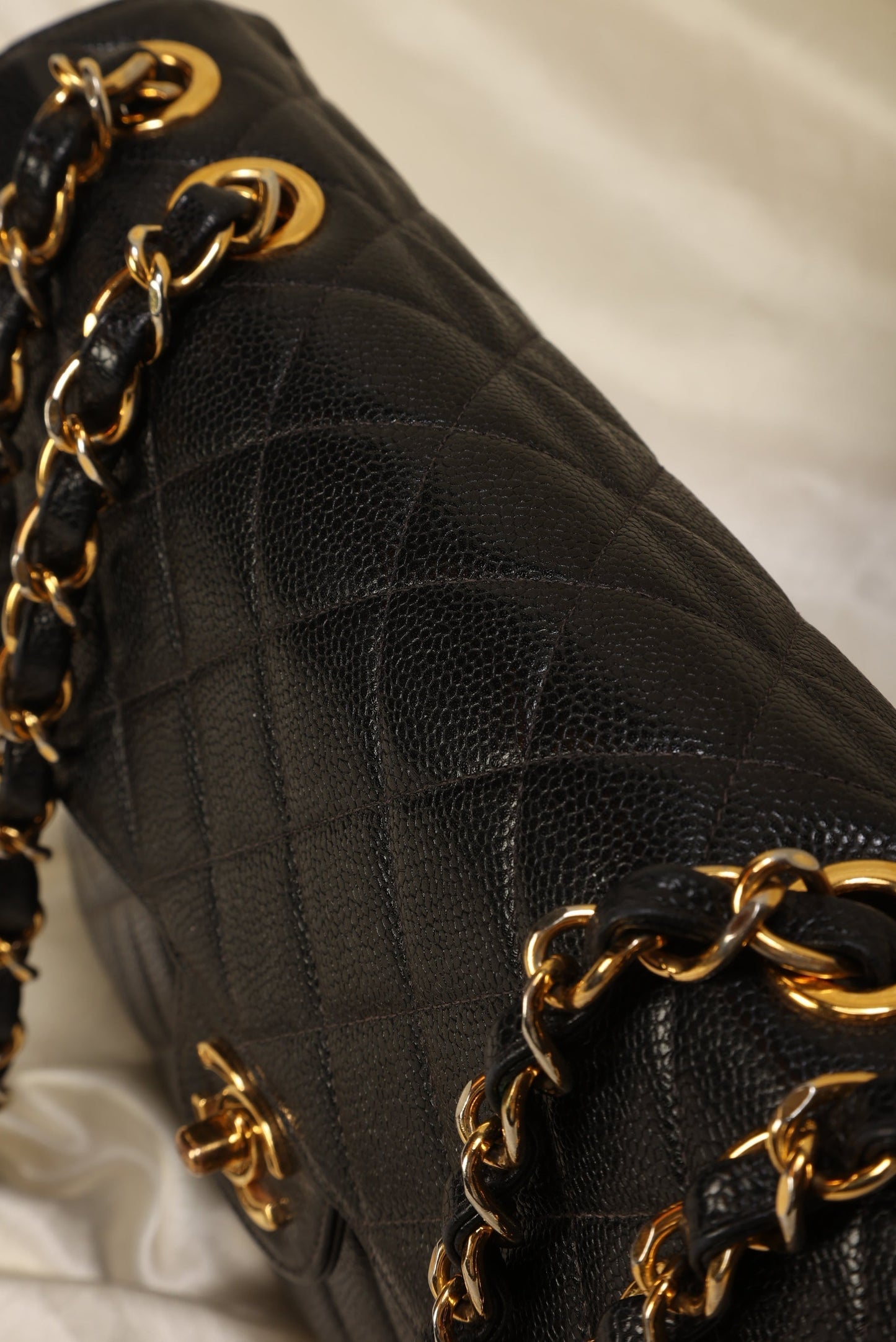 Chanel Caviar Jumbo Single Flap