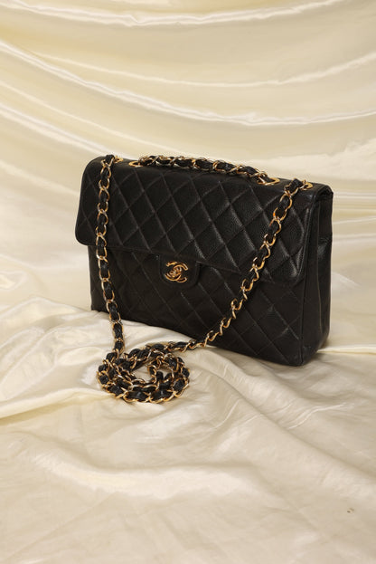 Chanel Caviar Jumbo Single Flap