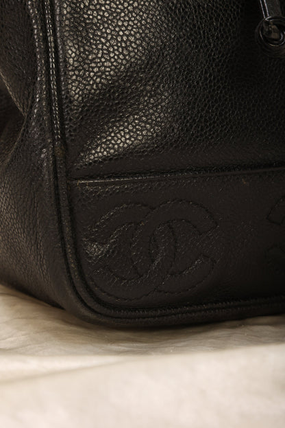 Chanel Caviar Turnlock Backpack