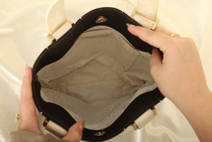 Chanel Canvas Chocolate Bar Mini Tote