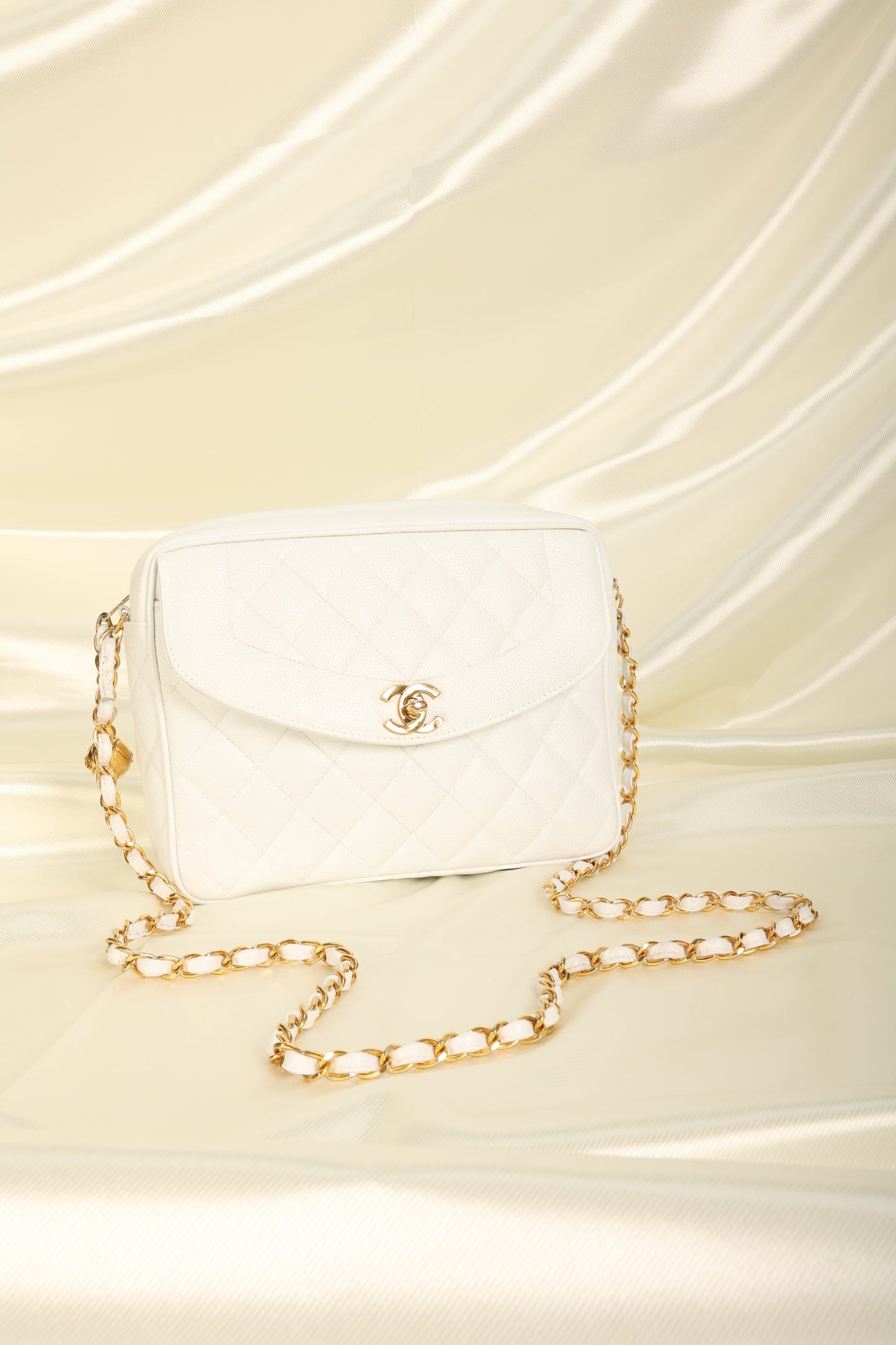 Chanel Caviar Diana Camera Bag