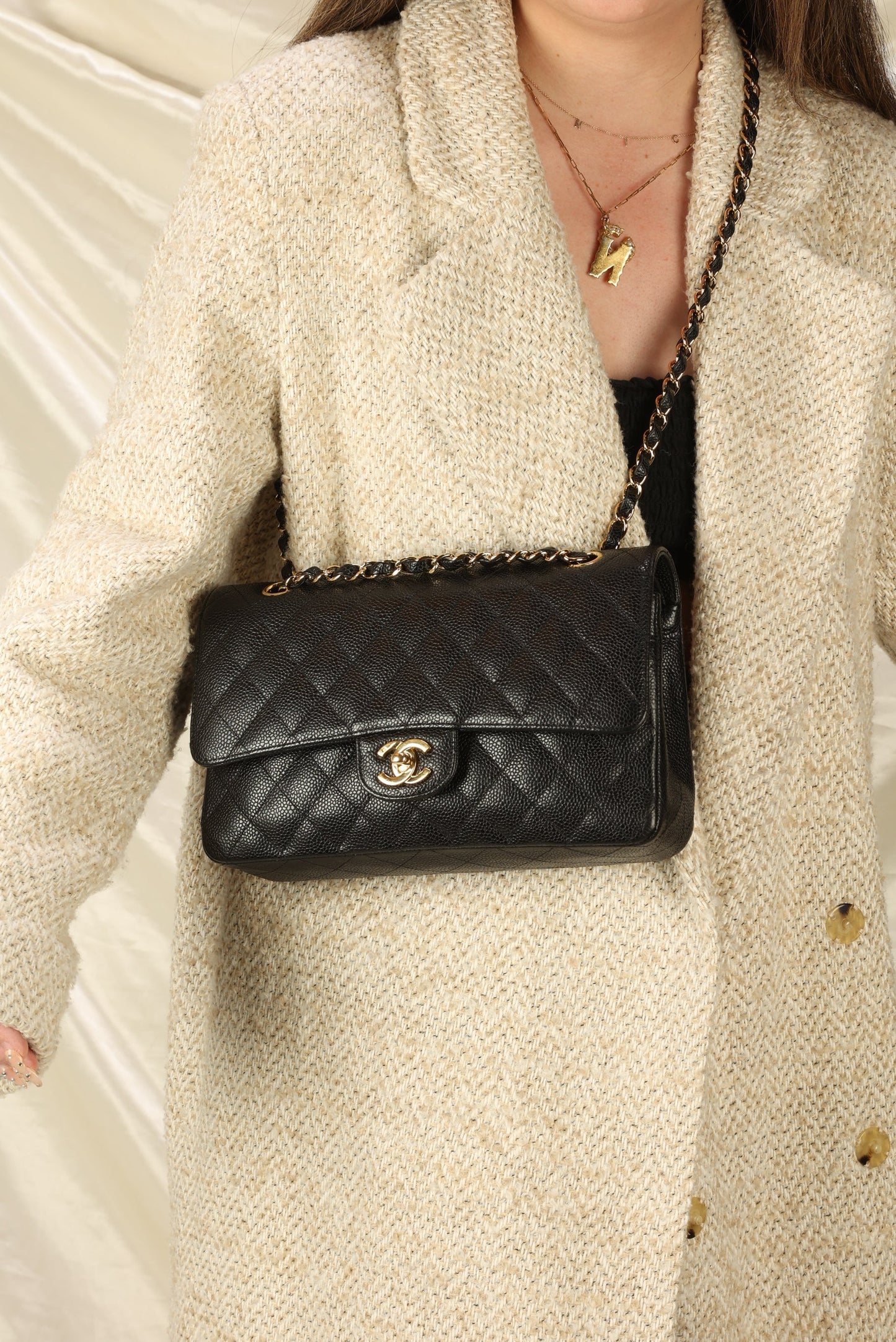 Chanel Caviar Medium Double Flap
