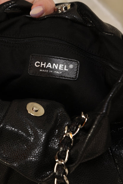 Chanel Timeless Caviar Drawstring Tote