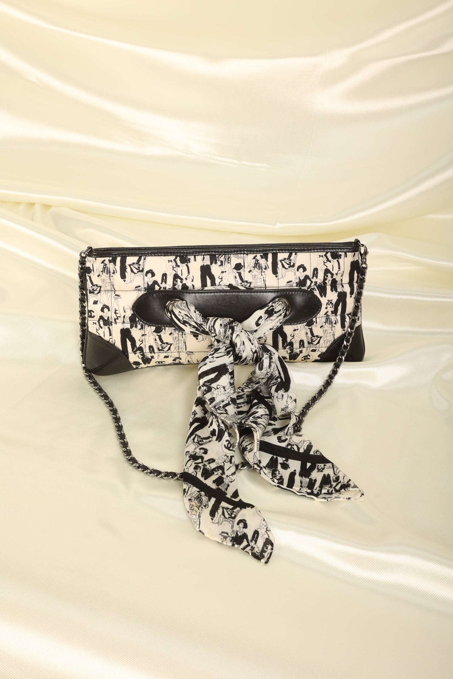 Extremely Rare Chanel Coco Scarf Pochette