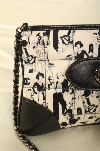 Extremely Rare Chanel Coco Scarf Pochette