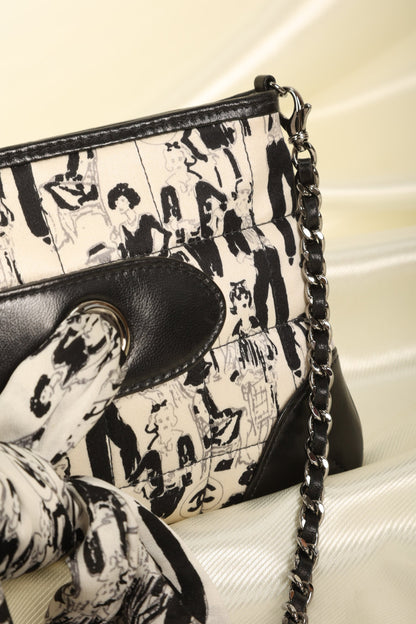 Extremely Rare Chanel Coco Scarf Pochette