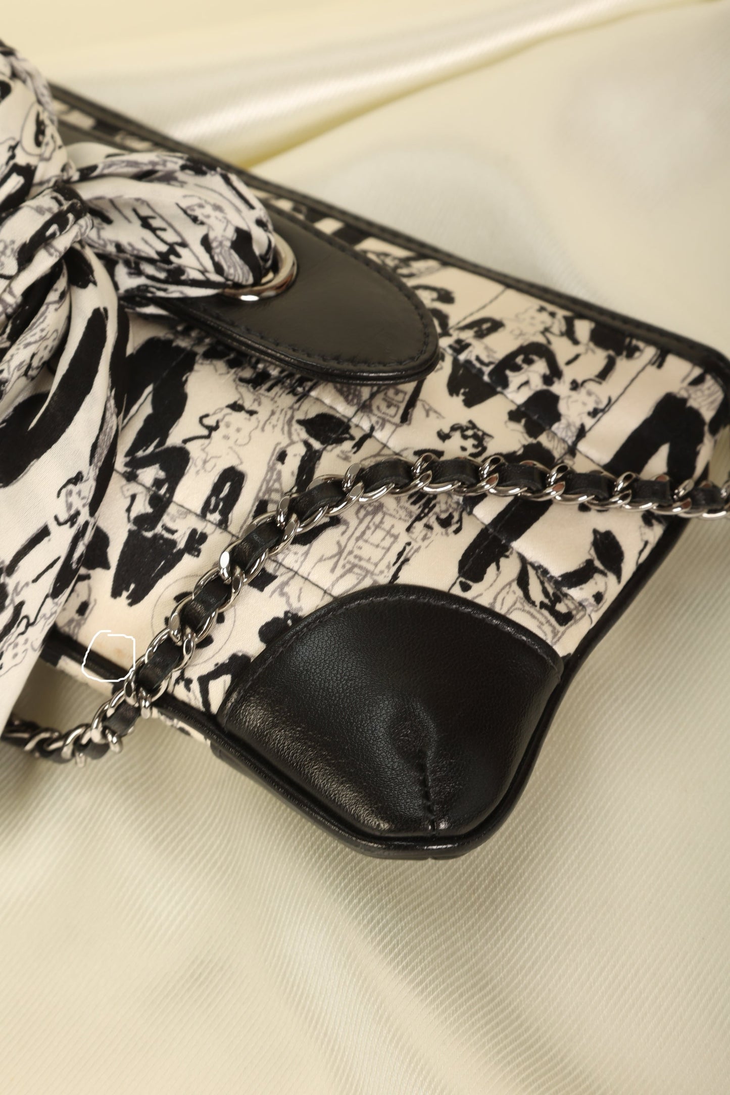 Extremely Rare Chanel Coco Scarf Pochette