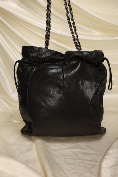 Chanel Timeless Caviar Drawstring Tote