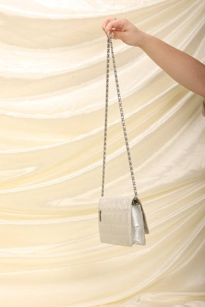 Chanel Nylon Metallic Wallet on Chain