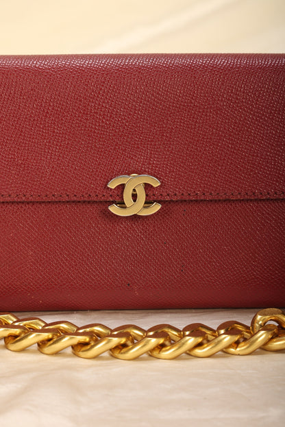Chanel Caviar Wallet On Chain