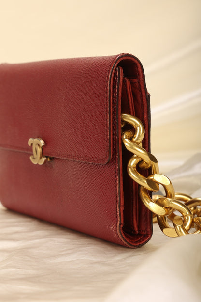 Chanel Caviar Wallet On Chain