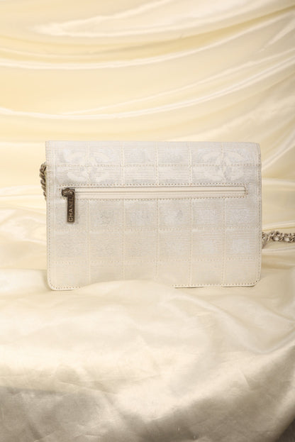 Chanel Nylon Metallic Wallet on Chain