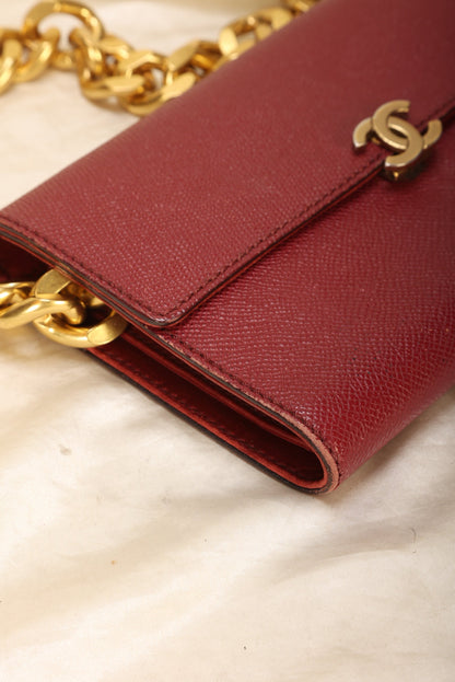 Chanel Caviar Wallet On Chain