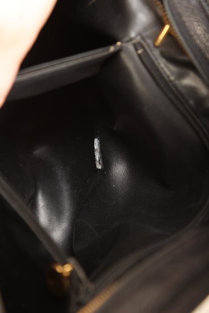 Chanel Caviar Logo Tote