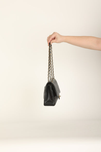 Chanel 2009 Caviar Medium Double Flap