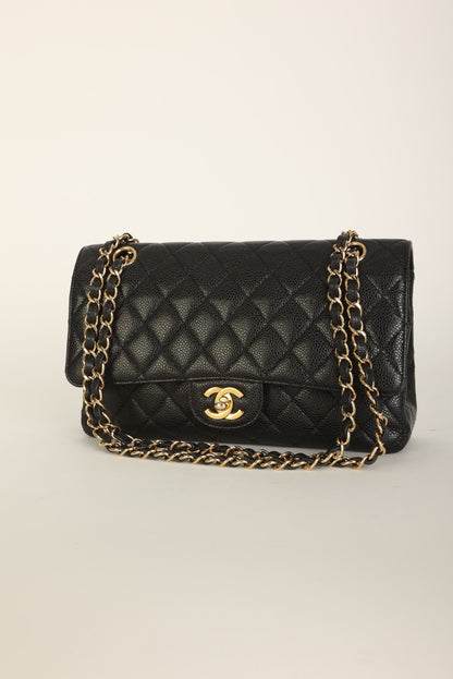 Chanel 2009 Caviar Medium Double Flap