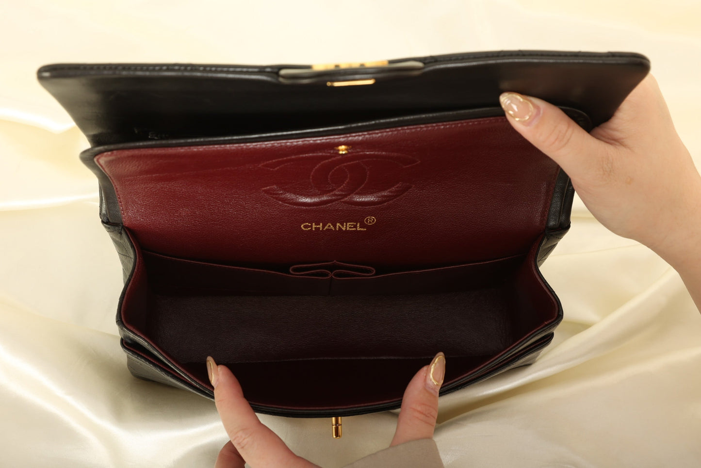 Chanel 1996 Lambskin Medium Double Flap