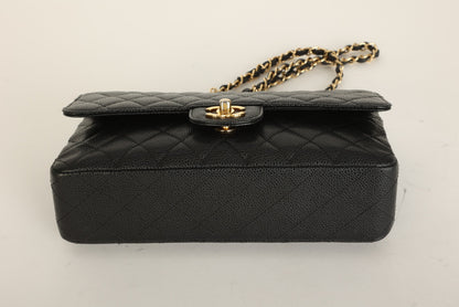 Chanel 2009 Caviar Medium Double Flap