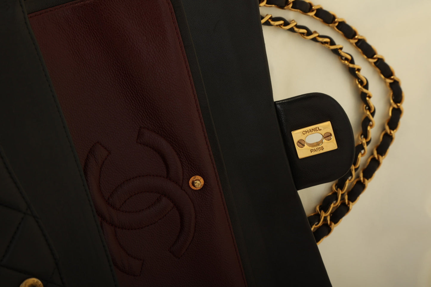 Chanel 1996 Lambskin Medium Double Flap