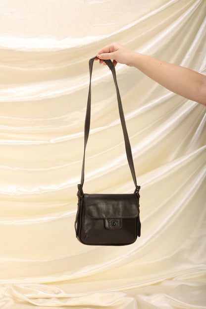 Extremely Rare Chanel Calfskin Crossbody Half Flap