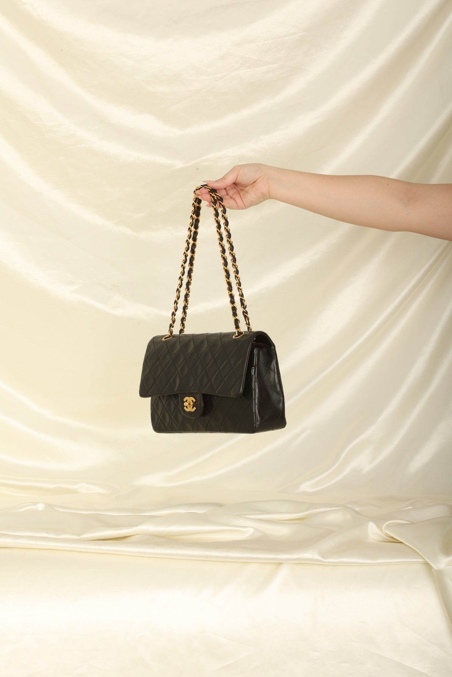 Chanel 1996 Lambskin Medium Double Flap