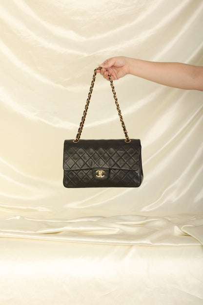 Chanel 1996 Lambskin Medium Double Flap