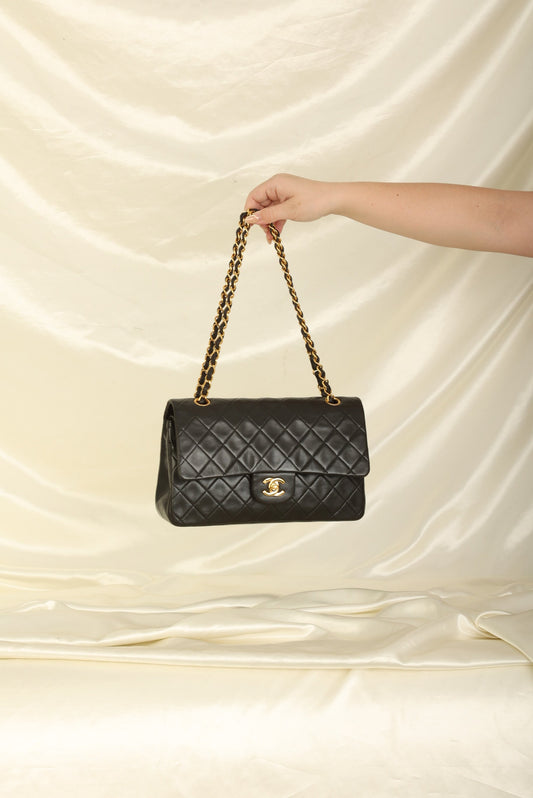 Chanel 1996 Lambskin Medium Double Flap