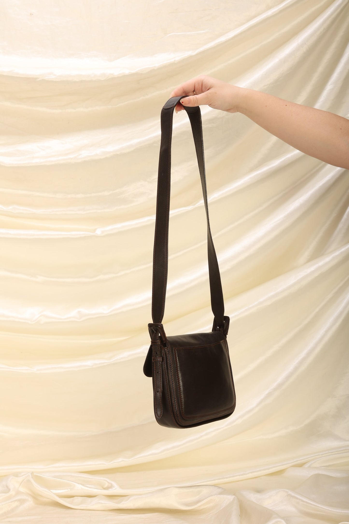 Extremely Rare Chanel Calfskin Crossbody Half Flap