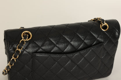 Chanel 2009 Caviar Medium Double Flap